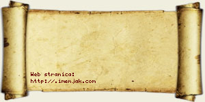 Olga Džakula vizit kartica